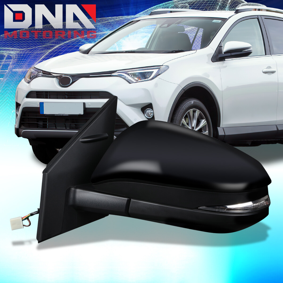 FOR 2016-2018 TOYOTA RAV4 POWER+HEATED+SIGNAL DRIVER LEFT SIDE