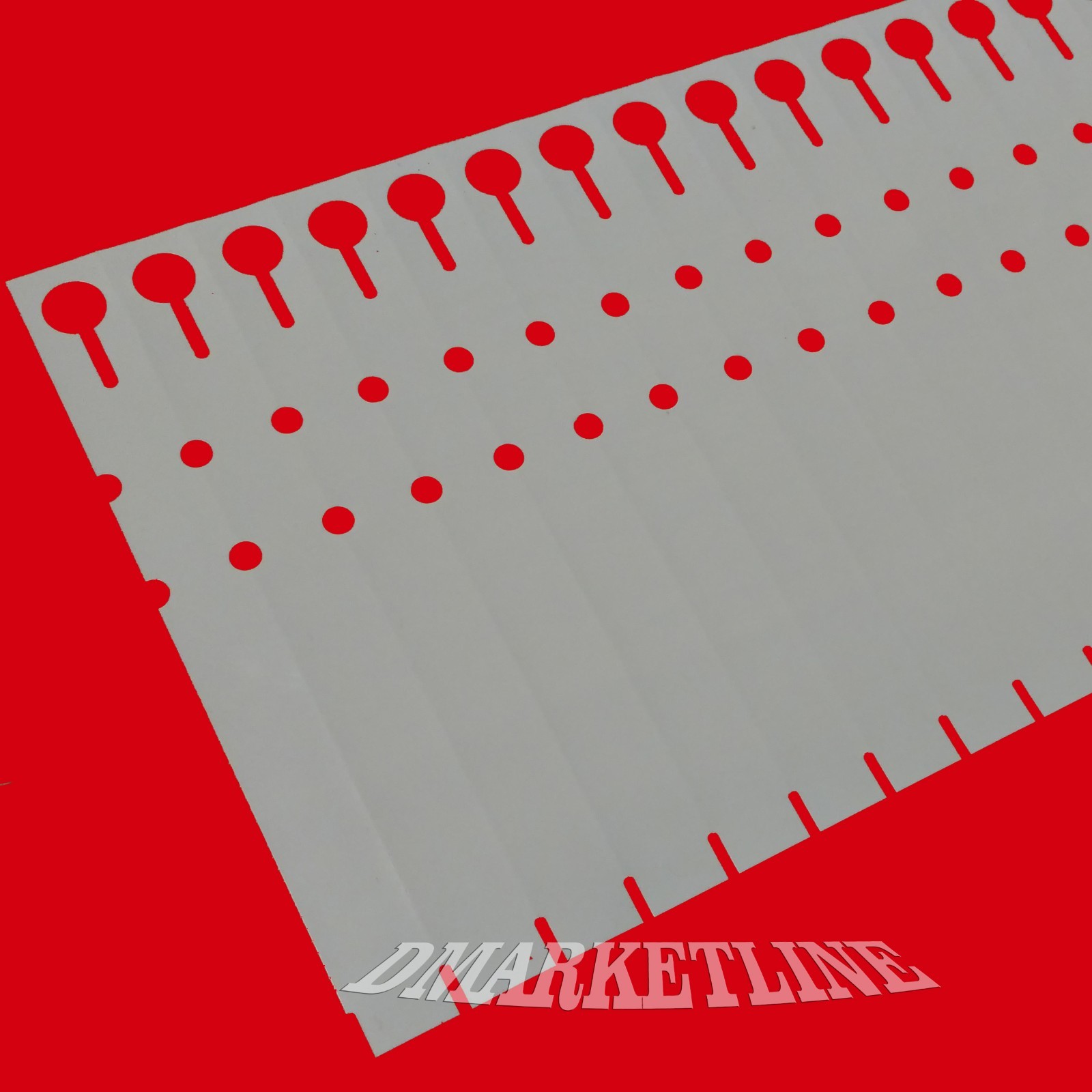 1000 WRAP AROUND PLASTIC THERMAL PLANT LABELS 7" x 3/4" Nursery tree