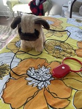 Walking barking pug pet on a leash electronic toy