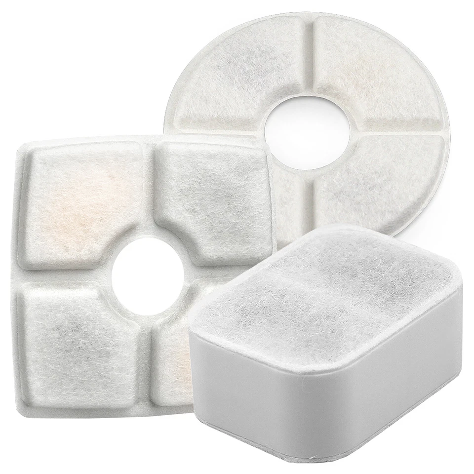 Water Fountain Filter sets Pet Cat dog Replacement Filters only sets of 4,3,2pc - Image 2 of 2