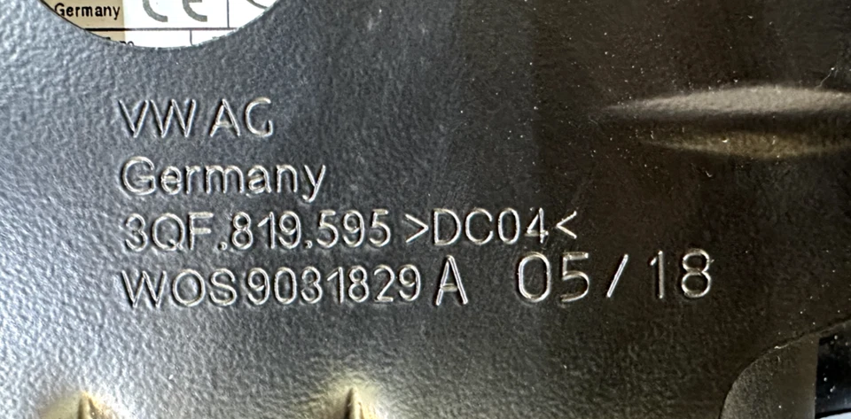 2024 VW ATLAS  / WEBASTO PARKING HEATER / BLOWER MOTOR OEM PART # 3QF.815.005.B - Image 3 of 4