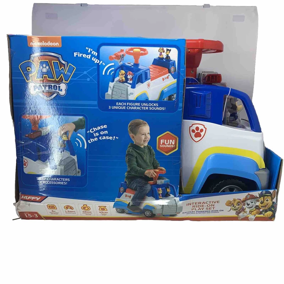 PAW Patrol 6 Volt Ride-On Electric Quad Playset by Huffy New - Image 3 of 4