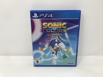 Sonic Colors Ultimate - Sony Playstation 4 PS4 - Complete In Box CIB
