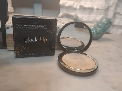 Black Up Sublime Light Compact Powder Silky And Refined Texture Shade SLP 02