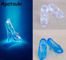 10Pairs/lot Fashion Crystal Shoes for 11.5in Doll Princess 1/6 Dolls Accessories