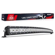 Nilight Curved Led Light Bar 42 Inch 165W Flood Spot Combo Beam 16500LM