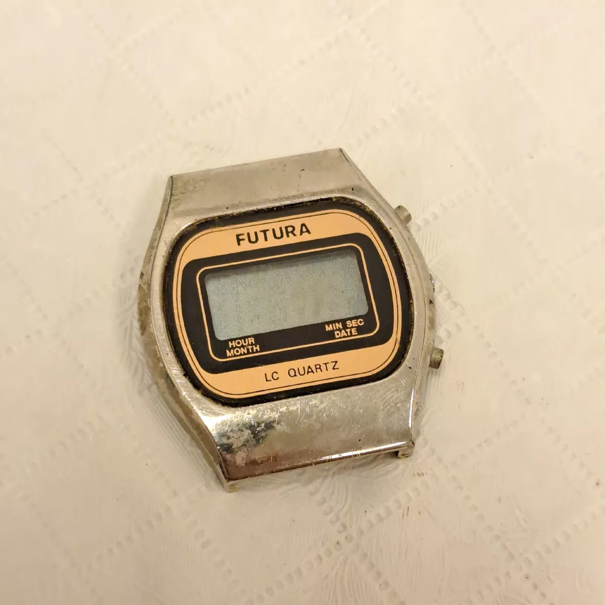 Vintage Futura Quartz Digital Wrist Watch Mens Timepiece Parts Repair