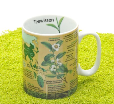Könitz Porzellan Becher Wissensbecher Teewissen (Tee)  490 ml  