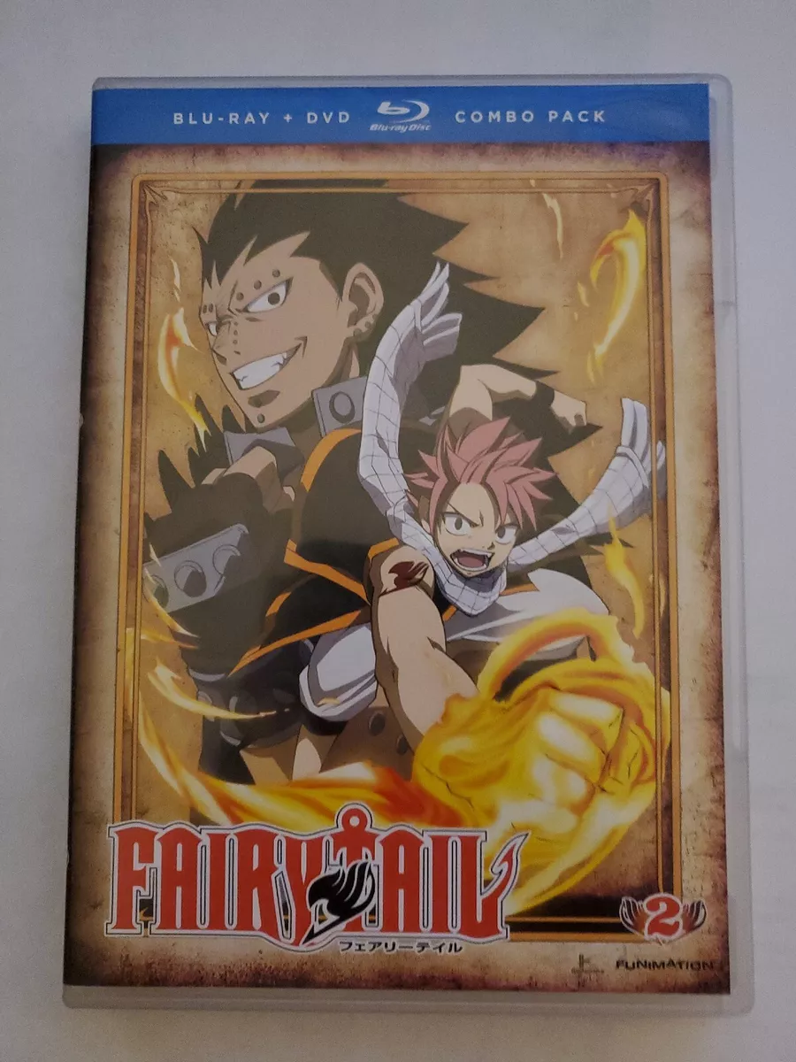 Fairy Tail Part 2 Blu-ray + DVD 4-Disc Set Anime 704400087646