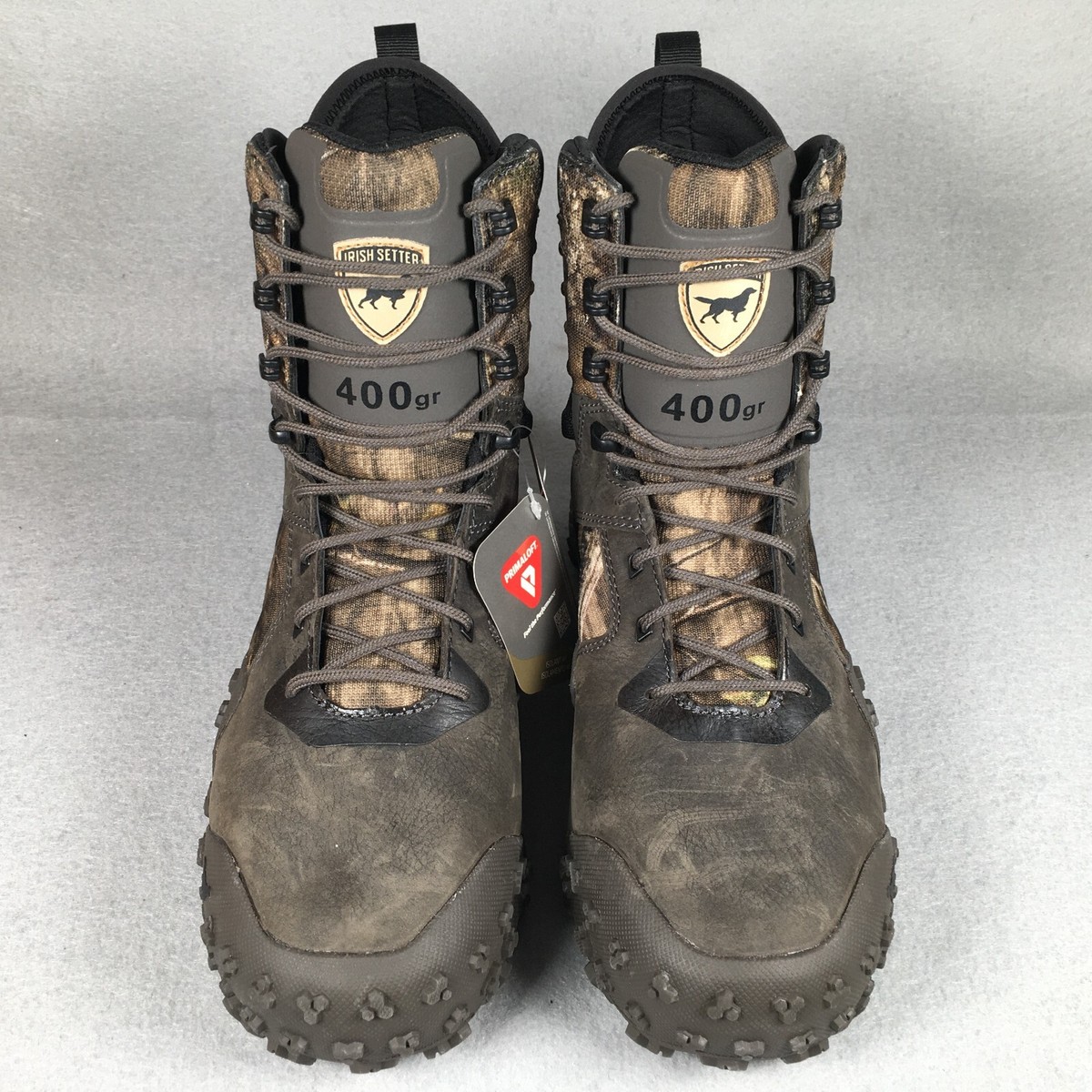 Bottes De Chasse Irish Setter VaprTrek Homme 8D - Cuir Camouflage - Isolées 8 Pouces
