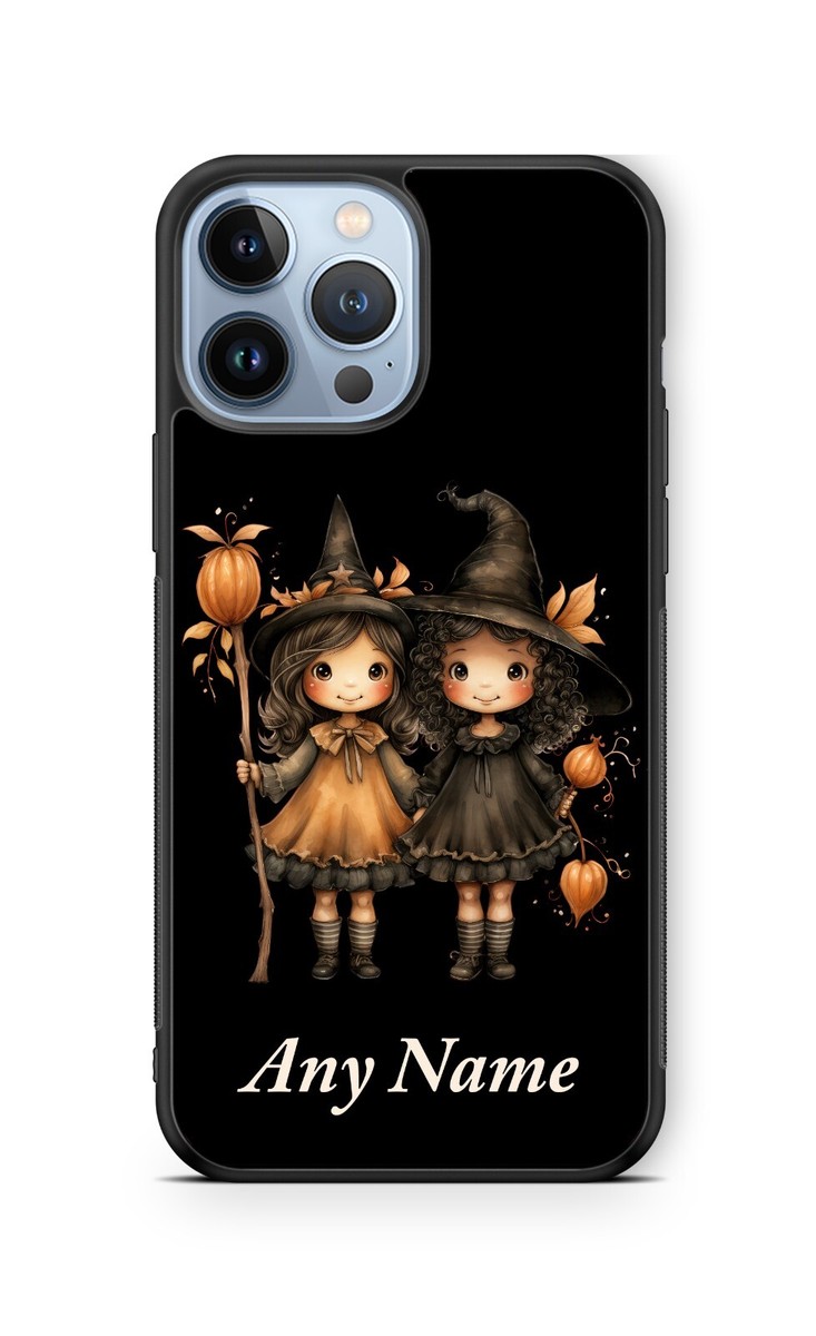 Halloween Fall Magical Besties Cute Girls Phone Case For iPhone Samsung  Google