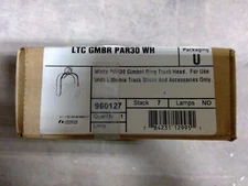 Lithonia LTC GMBR PAR30 WH PAR30 Gimbal Track Head, White **Free Shipping**