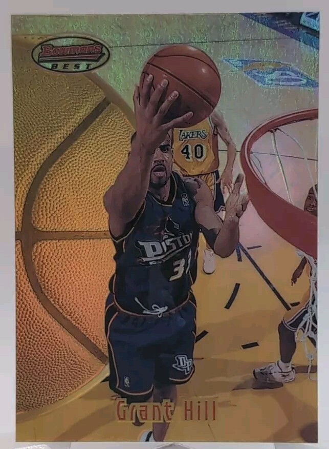 1997-98 Bowmans Best Grant Hill Refractor #7 Pistons