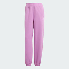 NEW Women's Adidas Essentials Purple Fleece Joggers Size Large MSRP 60