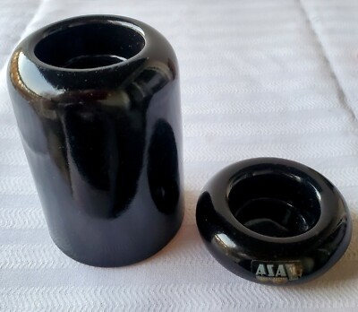ASA Selection Germany Black Ceramic Votive Tea Light Candle Holders