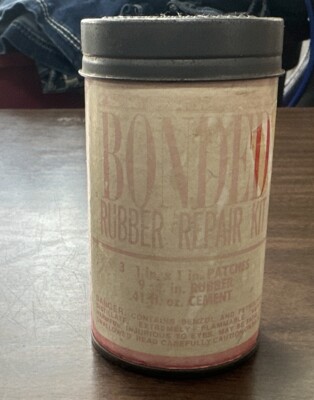 Vintage Bonded tube patch repair kit 