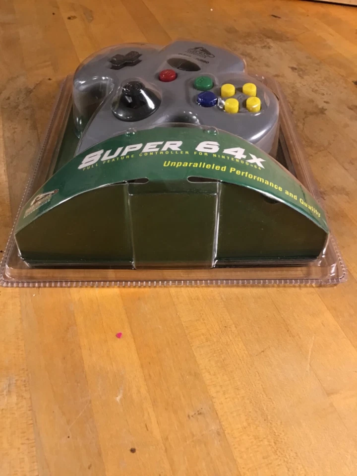 NEW Nintendo 64 Game Controller Pelican Accessories Super 64X Gray N64 Vintage - Image 3 of 3