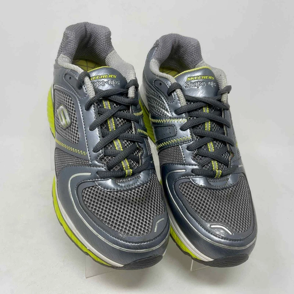 Zapatillas de paseo Skechers Shape-Ups para mujer 8 1/2 amarillo plateado 8,2,4:K.4,4 Foto 4 de 4