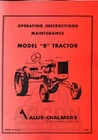 ALLIS CHALMERS B TRACTOR OWNER MAINTENANCE MANUAL