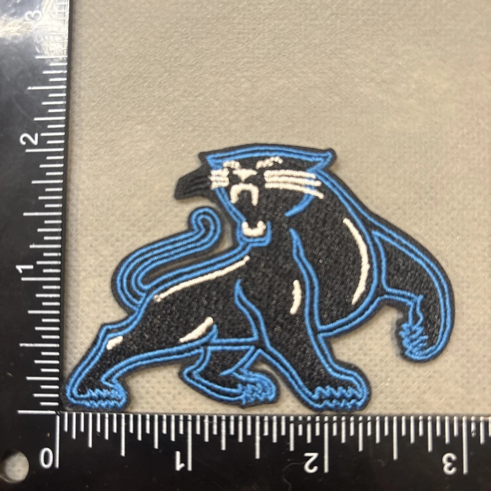 CAROLINA PANTHERS IRON ON EMBROIDERED PATCH