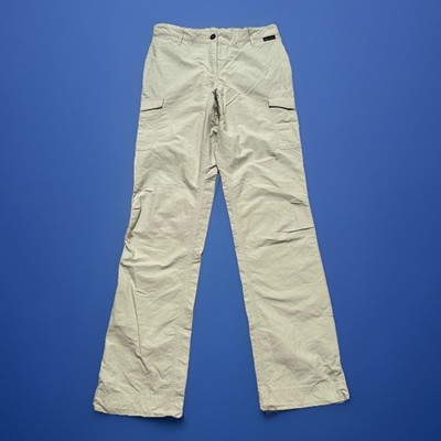 Jack Wolfskin UV Shield Wandern Hose Damen Beige Gr. 34 Outdoor Regular #Q2-25