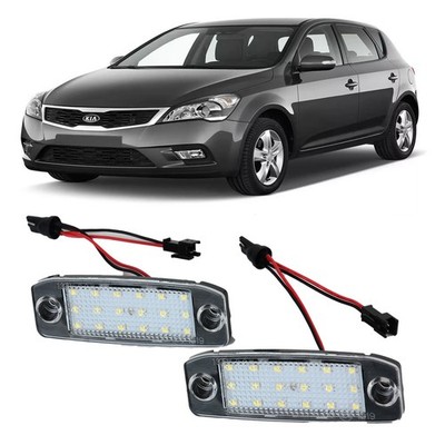 LED Kennzeichenbeleuchtung Licht E-Zulassung für KIA cee'd ED 5 Tür Bj. 06 -12