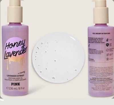 Pink-Lavender Extract Und Honey Body Oil -236ml/8 fl oz