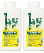 safeguard dewormer 1000ml 2 bottle EXP 09/27