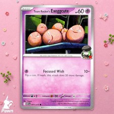 Team Rocket's Exeggcute 77/217 Eroi Ascesi Pokemon TCG Carta Psichica Singola