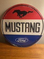 Open Road Brands Ford Mustang Aluminum Round ...