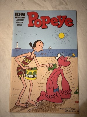 IDW Comics POPEYE #9 VARIANT 1:10 AL JAFFEE