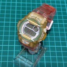 Casio Baby-G Digital Watch Model BG-370 Yellow Pink Tested Working