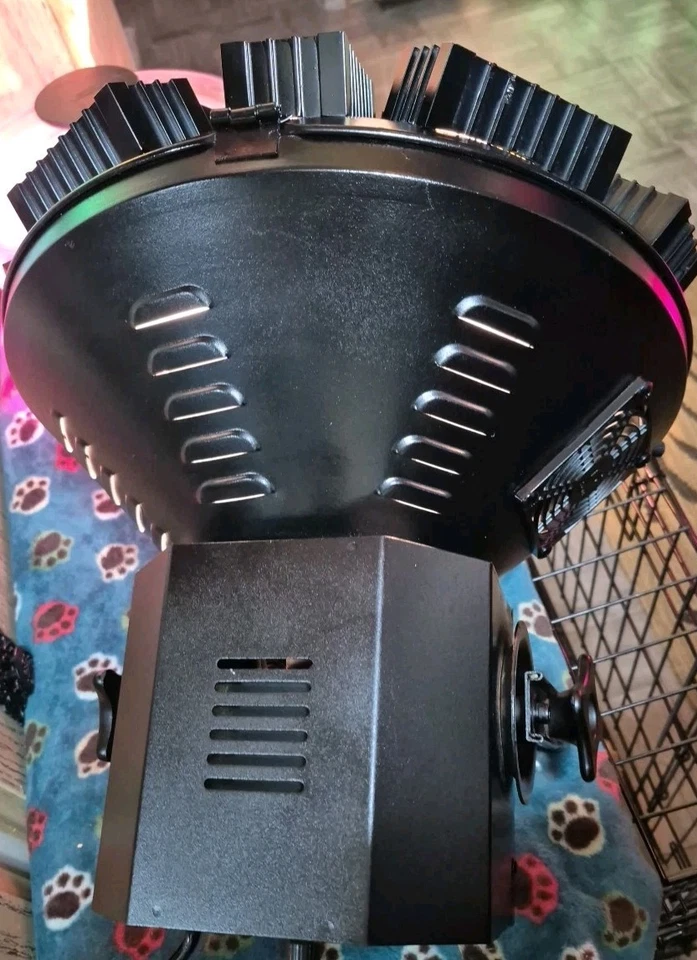 Vintage American DJ Mystic Sound Activated Effects Fixture Disco Light  Halogen - Image 2 of 4