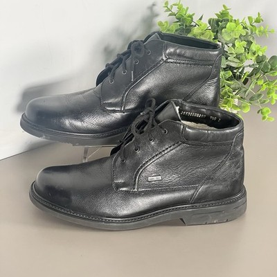 Sioux Black Leather Gore-Tek Winter Waterproof Boot Men s Size 9.5