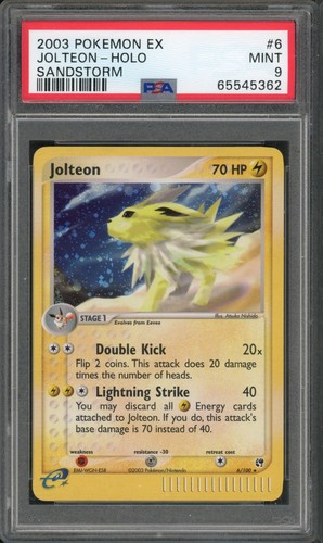 Jolteon graded PSA 9 for sale on eBay
