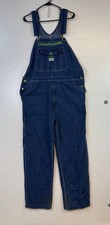 Liberty Bib Overalls Men's 40x32 Blue Denim Jean Work Carpenter Farm Grunge