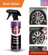 Wheel & Tire Cleaner 16oz - Professional All in One Car Wash Wheel Well Clean...