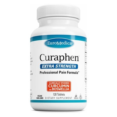 EuroMedica Curaphen Turmeric Curcumin Boswellia Joint Support 120 120 tablets