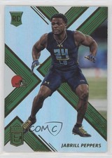 2017 Donruss Elite Rookies Green Jabrill Peppers #148 1b53