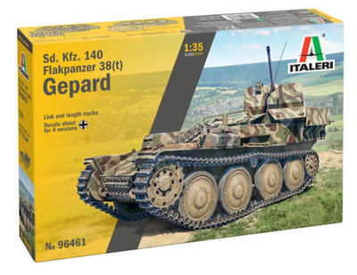 Italeri 96461 Sd.Kfz.140 Flakpanzer 38 Gepard Plastik Modellbausatz 1:35 NEU