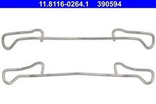 ATE Feder Bremssattel Vorne FORD Fiesta 4 5 Fusion TOYOTA Yaris / 11.8116-0264.1