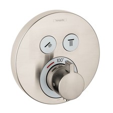Hansgrohe 15743821 ShowerSelect S Thermostatic 2-Function Trim Brushed Nickel