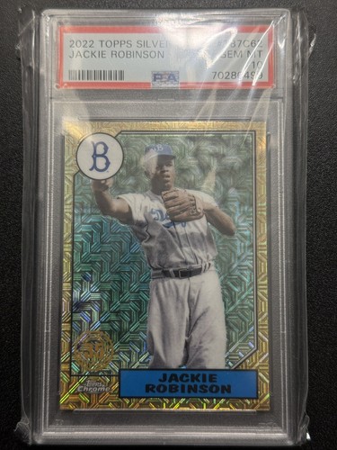 2022 Topps Silver Pack #T87C62 Jackie Robinson PSA 10 J