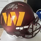 Terry McLaurin Washington Commanders Helmet Burgundy/Gold W Logo NFL Autographed