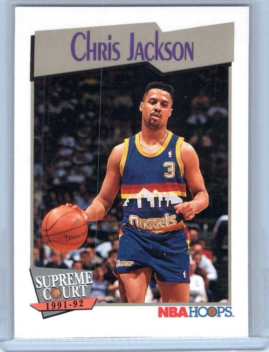 1991-92 Hoops Chris Jackson Denver Nuggets #461