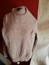 Christian Lacroix Sweater Men Size S Tan Merino Wool Cashmere