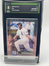 1998 Donruss Elite Frank Thomas #2 Chicago White Sox Degree 8 NM-MT Graded MLB H