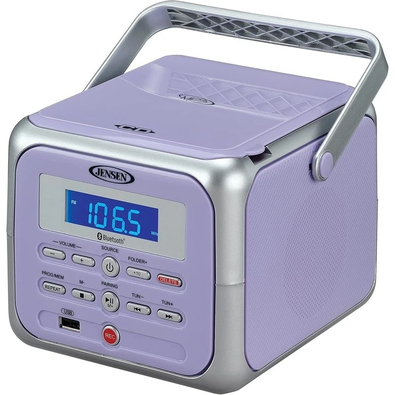 Top Loading CD MP3 Player Bluetooth FM Radio USB Recording Stereo Audio Stream - Image 2 of 4