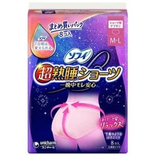 Unicharm Sofy Ultra-Sleep M-L Sanitary Napkin 87-100cm Shorts 7pc