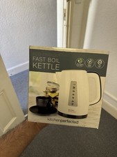 KitchenPerfected 3KW Cordless Kettle Eco-Friendly Fast Boil